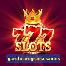 garoto programa santos